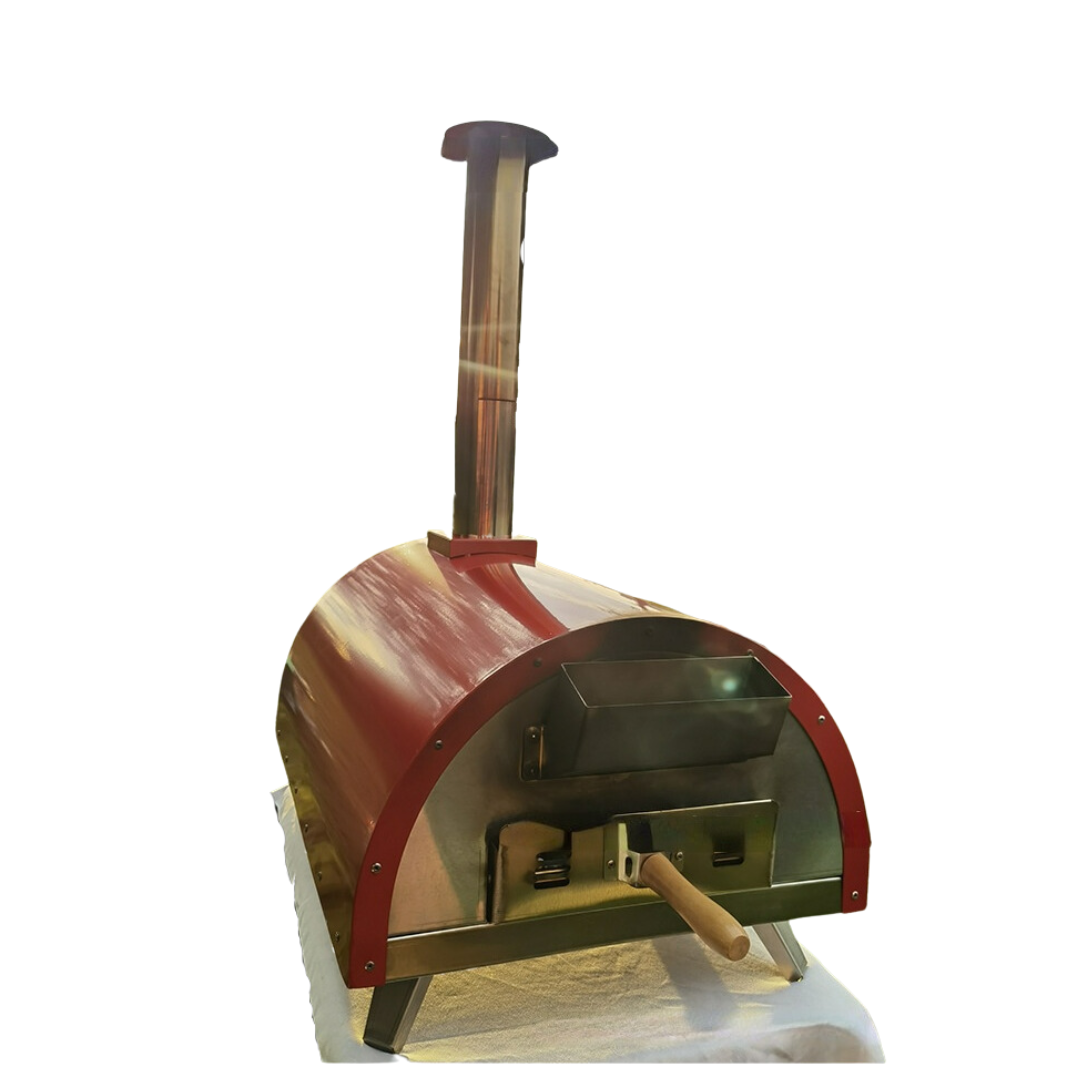 Wood Fired Outdoor Pizza Oven Stainless steel outdoor oven portable particle pizza barbecue oven for charcoal burning