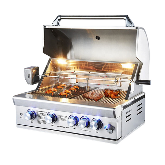 smokeless gas charcoal grill