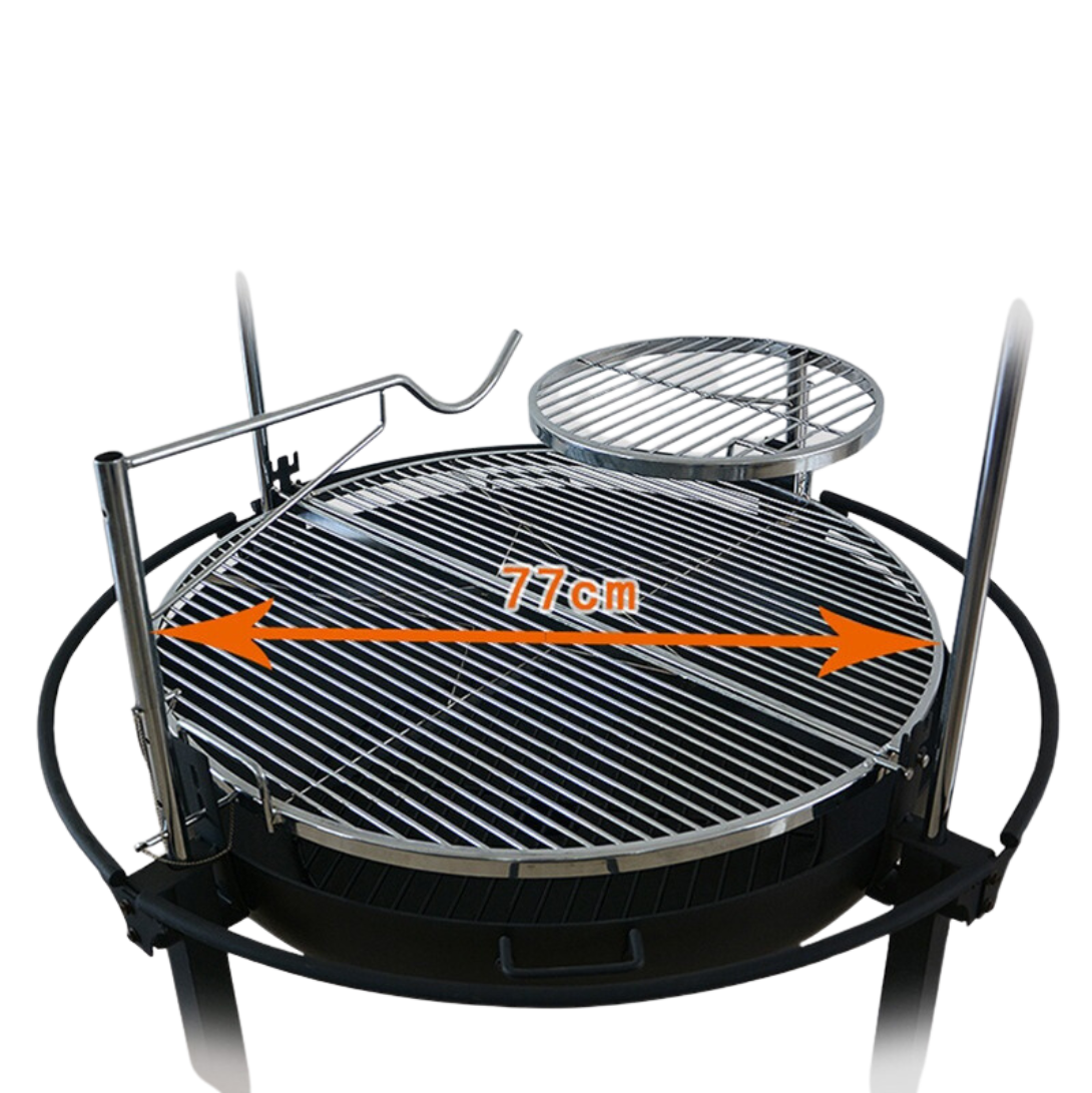 Heavy-duty multi-purpose barbecue stove picnic garden villa barbecue grill outdoor large multi-person cast iron grill