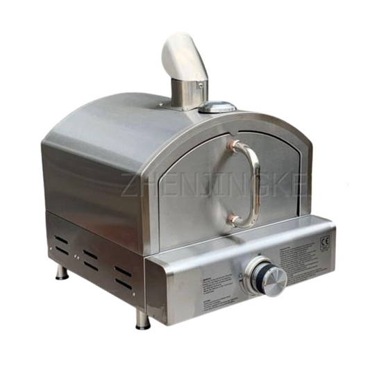 Outdoor Gas Pizza Oven Commercial Toast Machine Light Pizza Furnace Portable Small Home Grilled Furnace Stainless Steel 12 Inch