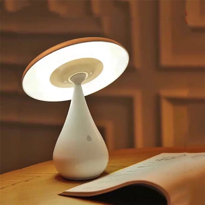 Modern LED Lights Mushroom Table Lamp Bedroom Lamps Bedside Night Light Charged Touch Switch Home Decor Art  Lighting