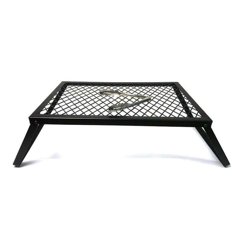 Portable Barbecue Grill Outdoor Mesh for BBQ Camping Folding Barbecue for Home Simple BBQ Rack