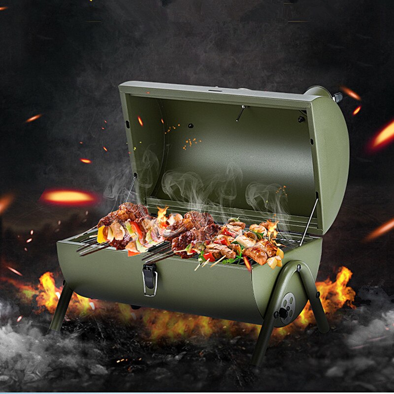 Portable Outdoor BBQ Grill Patio Camping Picnic Barbecue Stove Suitable for 3-5 People