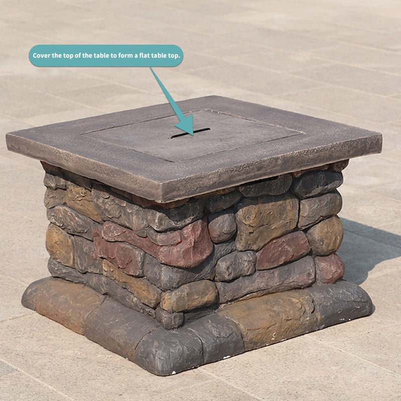 Basin Stone Barbecue Table