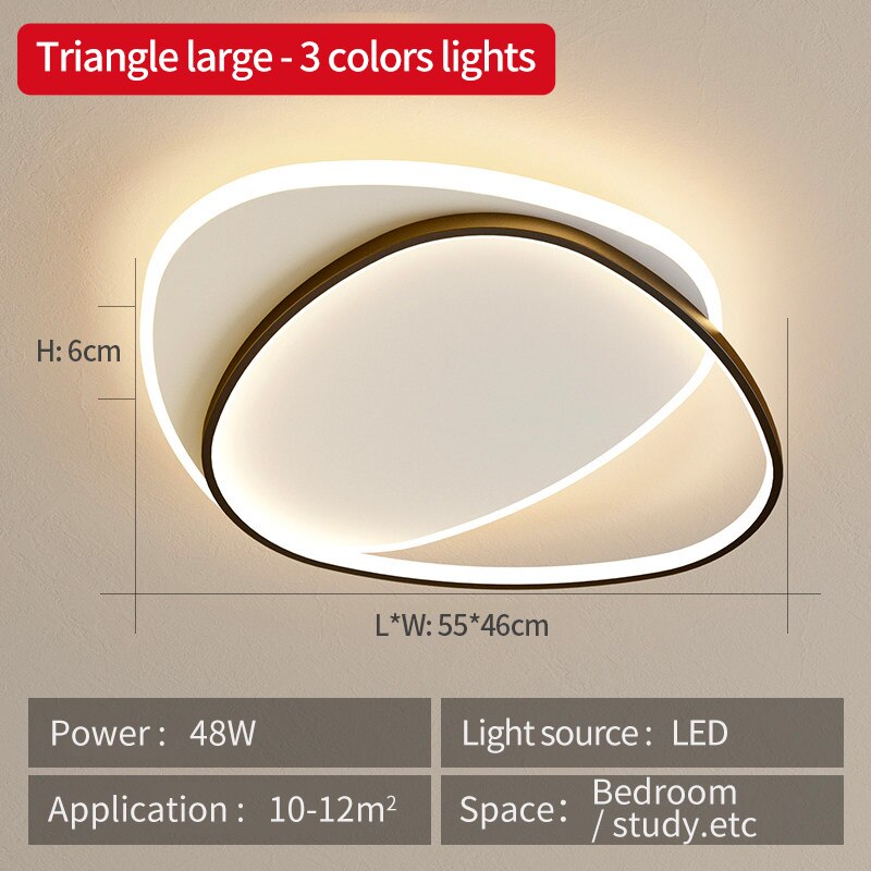 Ultrathin Ceiling Chandelier Bedroom Led Ceiling Light