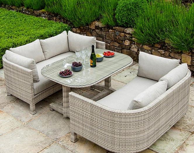 Freeshipping Outdoor Rattan Sofa Table Sets Balcony Villa Outdoor PE Rattan Table and Chairs Sofa Sets