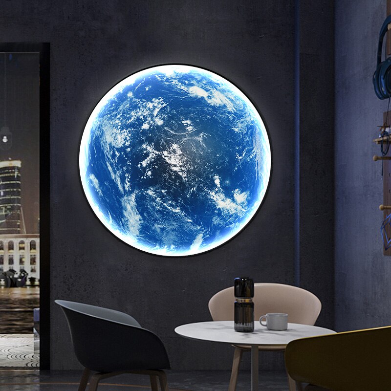 Globe Wall Lamp Living Room Decor Lighting Entrance Decorative Paintings Led Lights Bedroom Night Light Corridor Murals Lamps