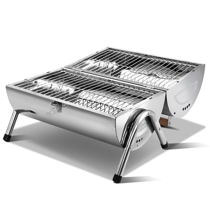 Charcoal Grills Portable BBQ Outdoor Grill Barbecue Stove Kitchen Bar Barbecue Supplies Party Food Makers Yard Barbecue