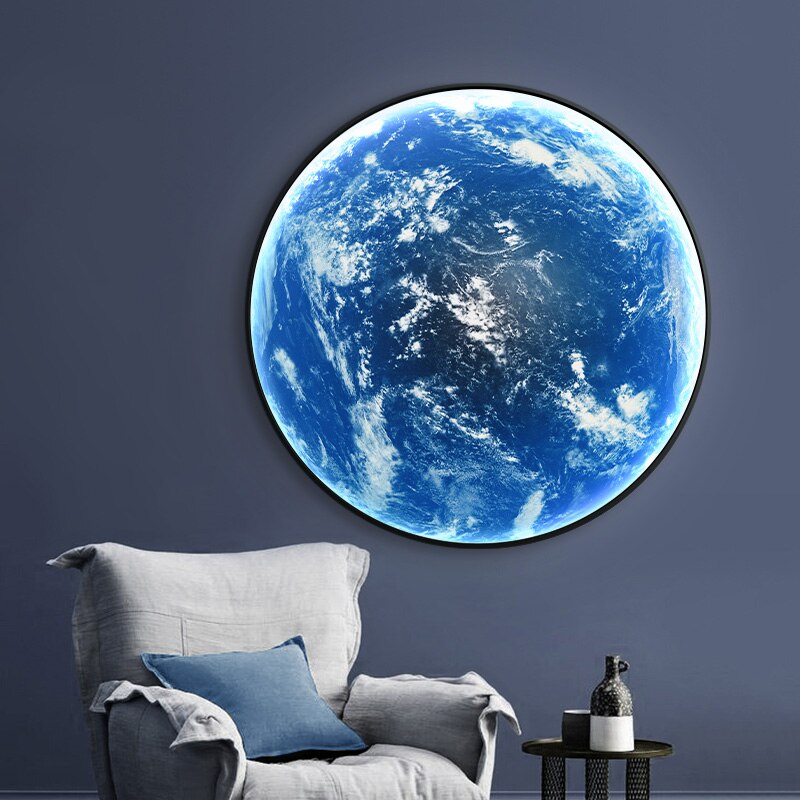 Globe Wall Lamp Living Room Decor Lighting Entrance Decorative Paintings Led Lights Bedroom Night Light Corridor Murals Lamps