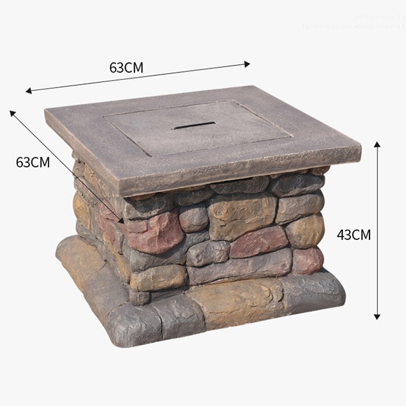 Basin Stone Barbecue Table