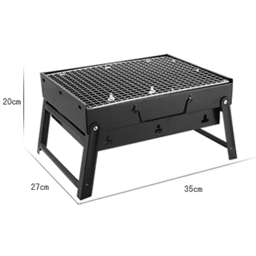 Portable BBQ Grills Patio Barbecue Charcoal Grill Stove Stainless Steel Outdoor Camping Picnic Barbecue BBQ Accessories Tools