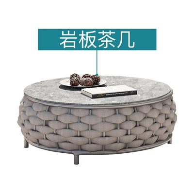 Rattan Sofa & Tea Table