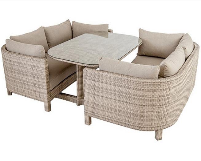 Freeshipping Outdoor Rattan Sofa Table Sets Balcony Villa Outdoor PE Rattan Table and Chairs Sofa Sets