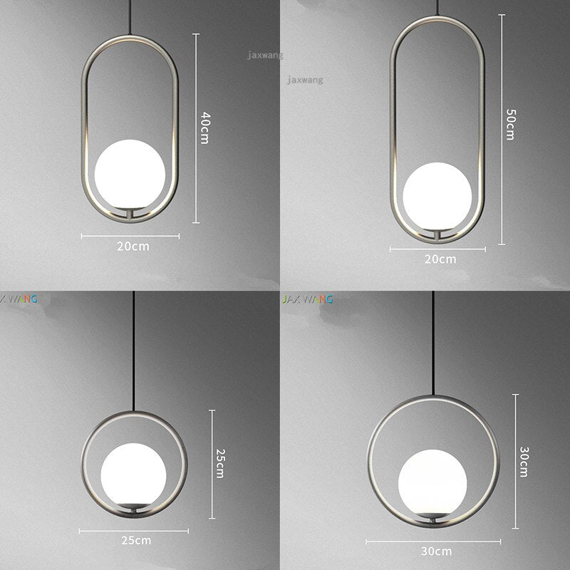 Postmodern Led Pendant Lamp Lights Hanging Lamp Hanglamp Light Fixture Modern Hanging Ceiling Lamps Chandelier Lighting