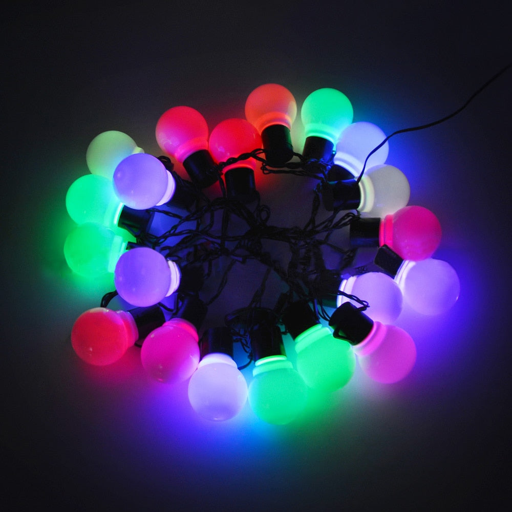 Led String Lights Bulb Outdoor Fairy Lighting