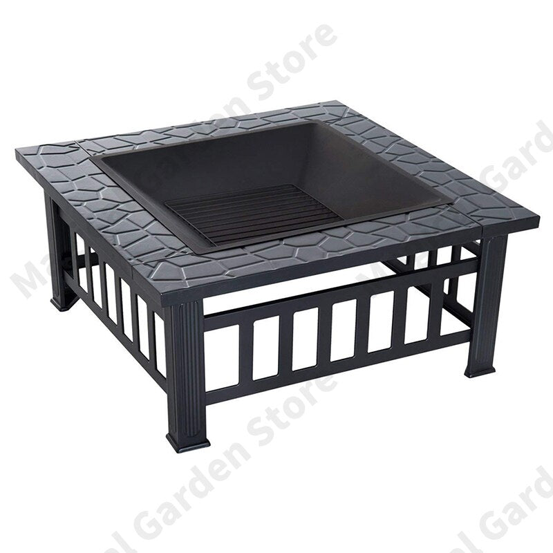 Fire Pit With Garden Accessories