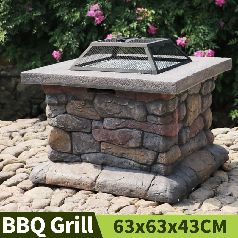 Basin Stone Barbecue Table