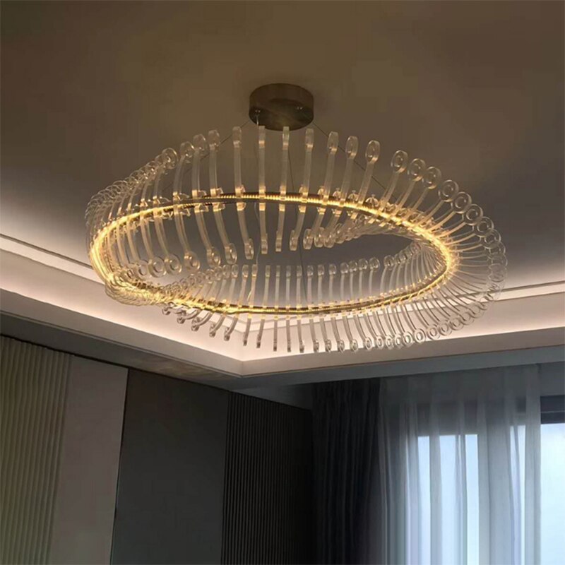 Modern Design Chandeliers Lighting Living Dining Room Lustre Nordic Chandelier Home Hanging Lamp Simple Led Lights Luminaire