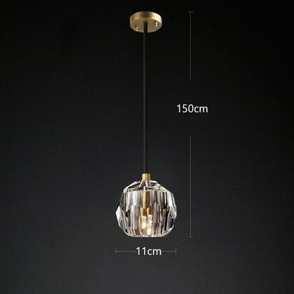 Postmodern Crystal Sputnik Chandelier Industrial Metal Earth Molecular Chandeliers Lighting Hanging Light for Living Room Coffee