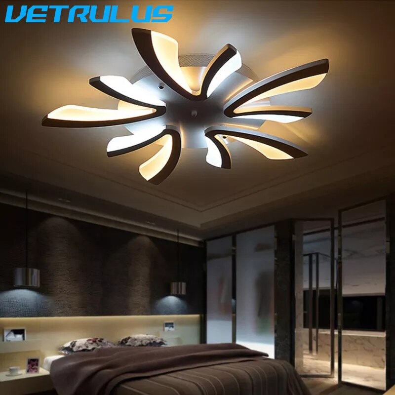 Modern LED Chandelier Light Nordic Acrylic Chandelier Lighting Luminaire Loft Hanging Lights Lustre Lampara Deco Techo Lighting