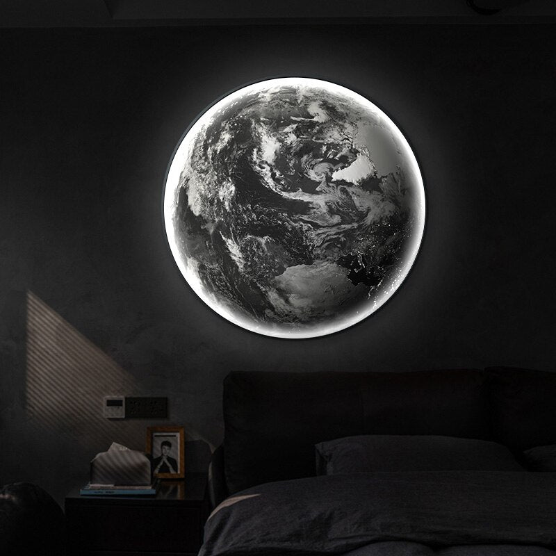 Globe Wall Lamp Living Room Decor Lighting Entrance Decorative Paintings Led Lights Bedroom Night Light Corridor Murals Lamps