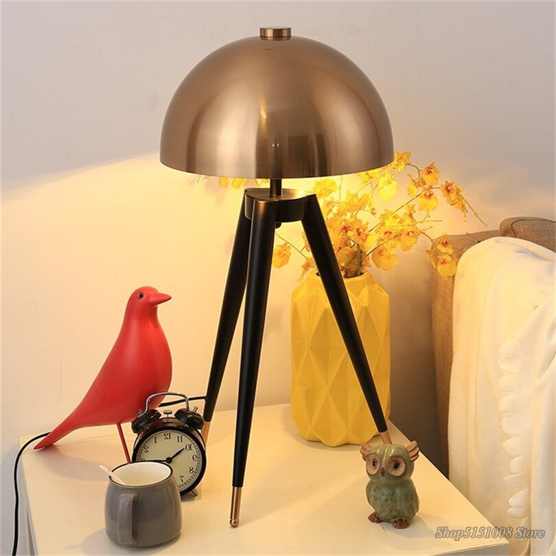 Mushroom Floor Lamp Metal Electroplating Home Decor Lighting Designer Standing Lamps for Living Room Decorative Floor Lights