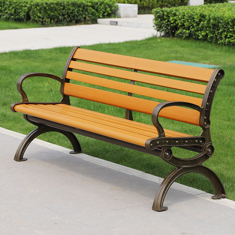 Garden Oasis Metal and Wooden Park Bench