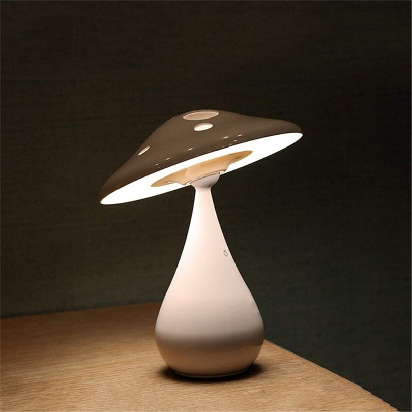 Modern LED Lights Mushroom Table Lamp Bedroom Lamps Bedside Night Light Charged Touch Switch Home Decor Art  Lighting