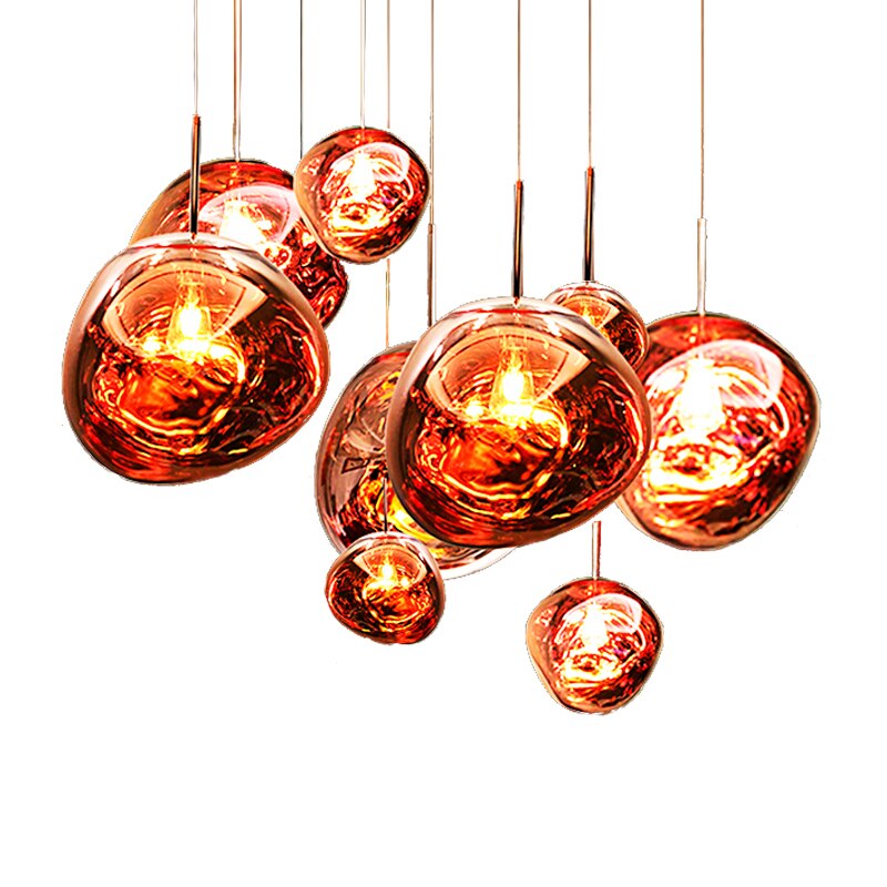 Modern Lava Pendant Lights PVC LED Pendant Lamp Bedroom Living Room Loft Indoor Decoration E27 Hanging Lamp Indoor Home Lighting