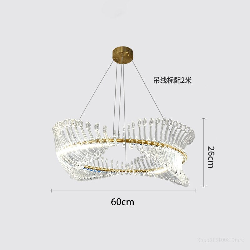 Modern Design Chandeliers Lighting Living Dining Room Lustre Nordic Chandelier Home Hanging Lamp Simple Led Lights Luminaire