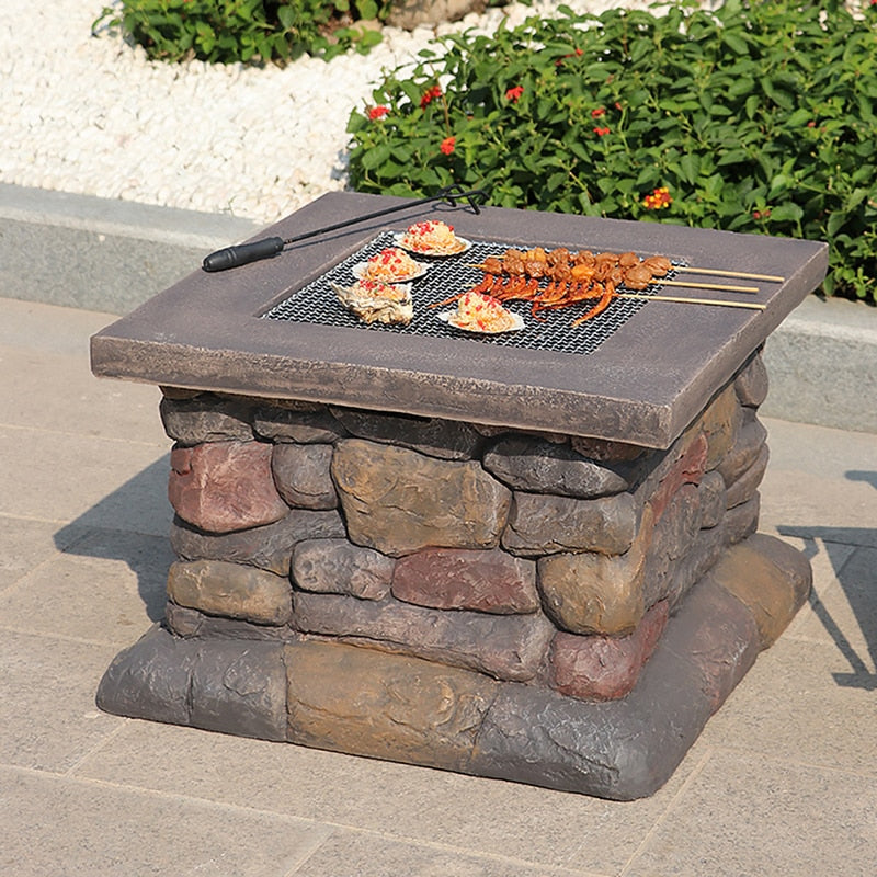 Basin Stone Barbecue Table