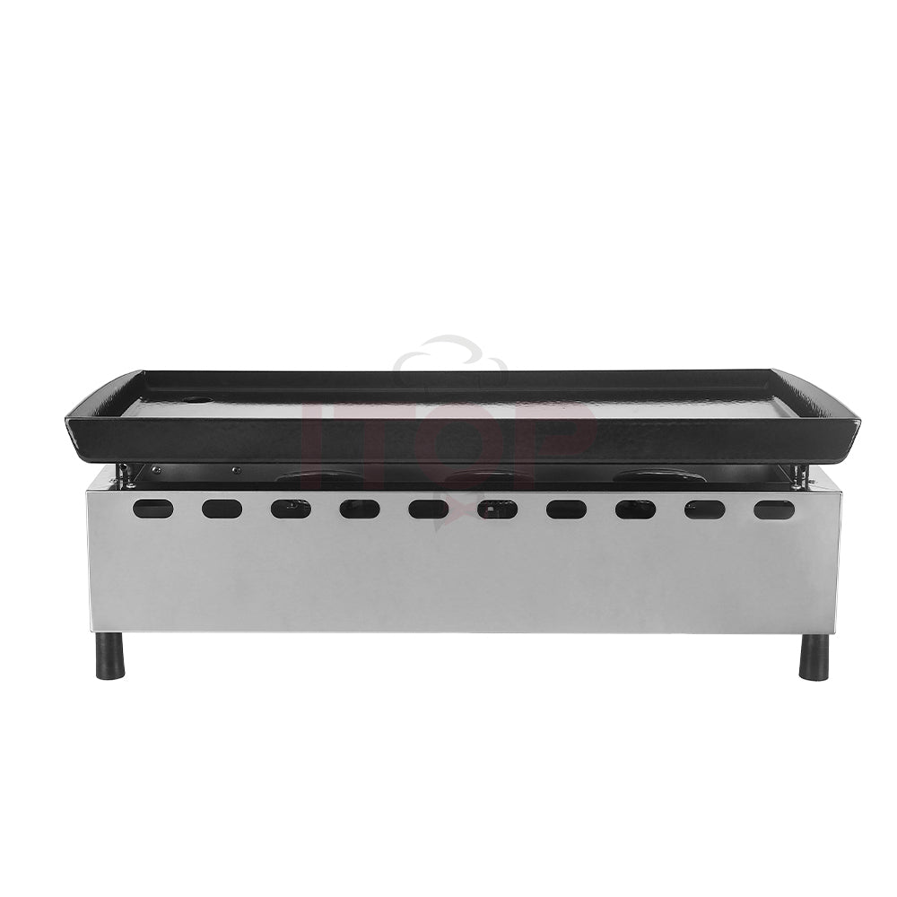 Garden 3 Burners Gas BBQ Grills Gas Plancha 7500W Beef Pork Chicken Griddle Home Hot Plate Non-Stick BBQ Tools Grills